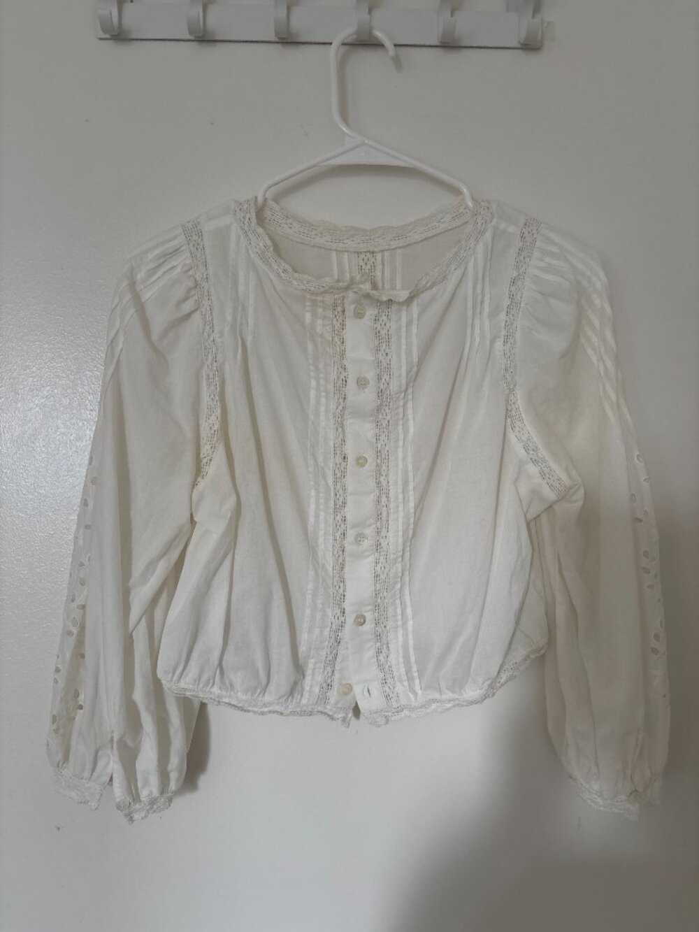 Sezane Enea Blouse Ecru 34 - Picture 10 of 12